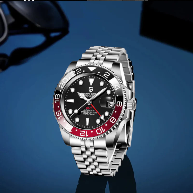 Pagani Design GMT-Master Batman Men's Watch